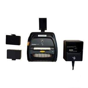 Zebra ZQ520 Mobile Label Printer Bluetooth WiFi + Charger + Extra Battery